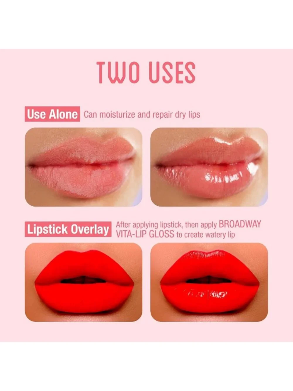 Ultra-Hydrating Lip Gloss Set - 48 Pack, Soothing Rosehip Oil, High-Shine Finish